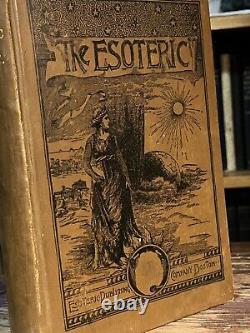 1890 1st THE ESOTERIC Vol. IV / Advanced And Practical Esoteric Thought