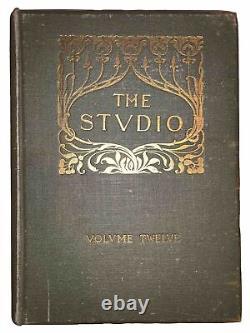 1897, 1st, THE STUDIO, AN ILLUSTRATED MAGAZINE OF FINE & APPLIED ART, VOLUME 12