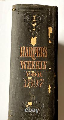 1897 Harpers Weekly Full Year 52 Weekly Issues Jan Dec
