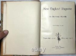 1902 New England Magazine Vol 25 Sept-feb Colorado Springs Nantucket Stockbridge