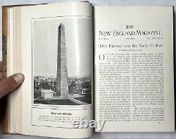 1902 New England Magazine Vol 25 Sept-feb Colorado Springs Nantucket Stockbridge