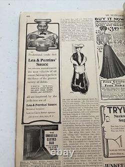 1907 The Delineator Magazine Rare Vintage Ads Fashion Life Family