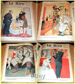 1928 Le Rire, French magazine collection, Art Deco illustrators, humour & satire