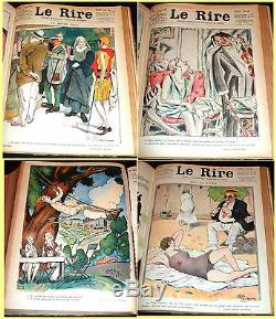 1928 Le Rire, French magazine collection, Art Deco illustrators, humour & satire