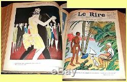 1928 Le Rire, French magazine collection, Art Deco illustrators, humour & satire