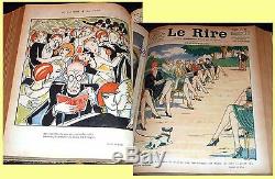 1928 Le Rire, French magazine collection, Art Deco illustrators, humour & satire