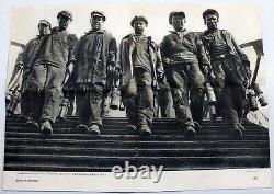 1930 3 USSR on CONSTRUCTION Photomontage AVANT-GARDE Magazine