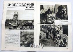 1930 3 USSR on CONSTRUCTION Photomontage AVANT-GARDE Magazine