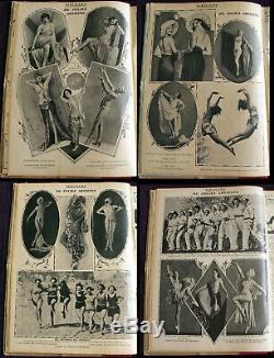 1933 PARISIANA vintage collection x 33 Erotic magazines, Art Deco illustrations
