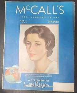1937 McCall's Magazine All 12 Issues Full Year Jan. Dec. Neysa McMein