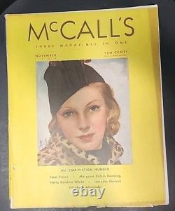 1937 McCall's Magazine All 12 Issues Full Year Jan. Dec. Neysa McMein