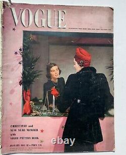 1941 vintage Vogue 40s wartime fashion magazine Lee Miller Cecil Beaton WW2