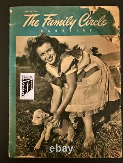 1946 MARILYN MONROE/ NORMA JEANE The Family Circle Original Magazine First Cover