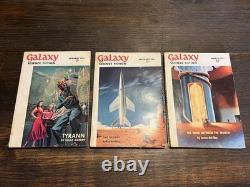 1951 Galaxy Science Fiction Complete Year Ray Bradbury FIREMAN Heinlein Asimov