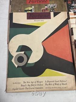 1952-54 FORTUNE MAGAZINE 17 Issue lot