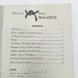 1961 Black Belt Magazine Vol. 1 No. 1 Special Judo Issue AAU Finals Self-Defense