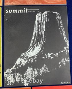 1963 Summit Magazine Full Year 10 Issues Lot Mountaineering Climbing