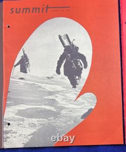 1963 Summit Magazine Full Year 10 Issues Lot Mountaineering Climbing