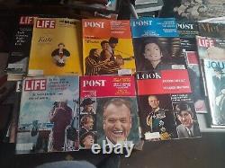 1965 LOOK Magazine & Newsweek Post Life Journal & More Lot of 31 Vintage Mags