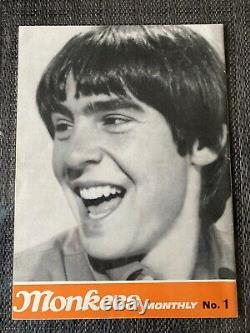 1967 Monkees Monthly Magazine Rare Issue No. 1. Beautiful Condition! First Issue