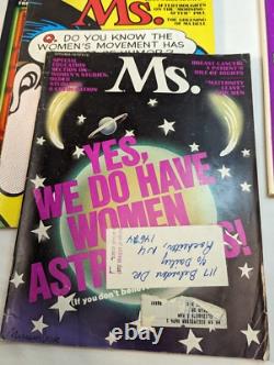 1972-1977 Ms. Magazine 66 Issue Lot First 6 Years, Near Complete Run, withPreview