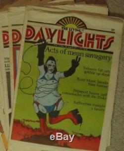 1973. The Living Daylights. News Paper. Richard NEVILLE OZ Magazine. Walsh. RARE SET