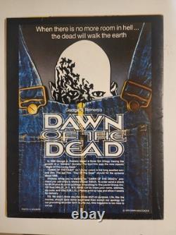 1978 Dawn Of The Dead Poster Book, Signed 2x By Tom Savini, And 1x By David Emge