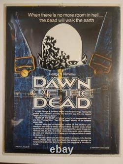 1978 Dawn Of The Dead Poster Book, Signed 2x By Tom Savini, And 1x By David Emge