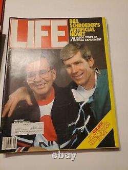 1985 LOT of 9 Life Magazines, March-July, Sept-Dec