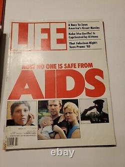 1985 LOT of 9 Life Magazines, March-July, Sept-Dec