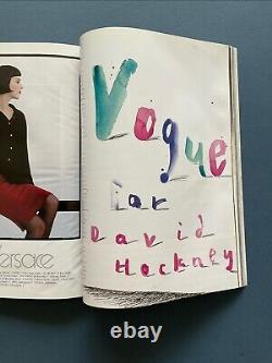 1985 Paris Vogue #662 Dec/Jan DAVID HOCKNEY Guy Bourdin Helmut Newton AUS Seller