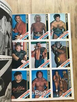1985 RARE Wrestling All Stars Trading Cards Magazine #1 COMPLETE 54 UNCUT Cards