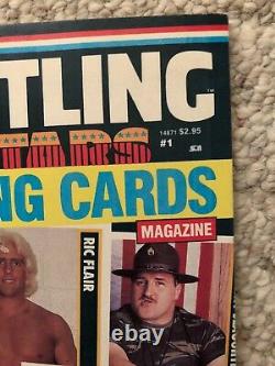 1985 Wrestling All Stars Trading Cards Magazine #1 All Cards Included