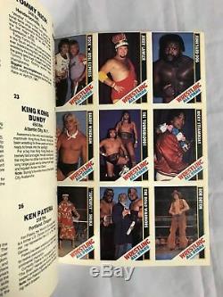1985 Wrestling All Stars Trading Cards Magazine #1 COMPLETE 54 UNCUT CARDS