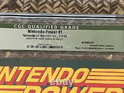 1988 Nintendo Power #1 CGC 6.0 Qualified Incomplete NES No Free Poster Mario