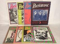 1989 1990 PSYCHOTRONIC VIDEO SET OF #1-8 MAGAZINE Encyclopedia Of Film