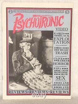 1989 1990 PSYCHOTRONIC VIDEO SET OF #1-8 MAGAZINE Encyclopedia Of Film