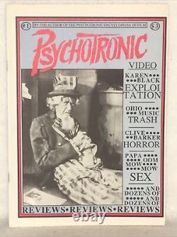 1989 1990 PSYCHOTRONIC VIDEO SET OF #1-8 MAGAZINE Encyclopedia Of Film