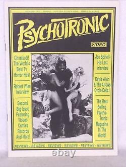 1989 1990 PSYCHOTRONIC VIDEO SET OF #1-8 MAGAZINE Encyclopedia Of Film