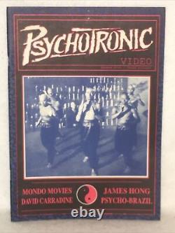 1989 1990 PSYCHOTRONIC VIDEO SET OF #1-8 MAGAZINE Encyclopedia Of Film