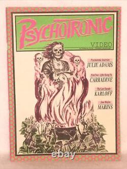 1989 1990 PSYCHOTRONIC VIDEO SET OF #1-8 MAGAZINE Encyclopedia Of Film