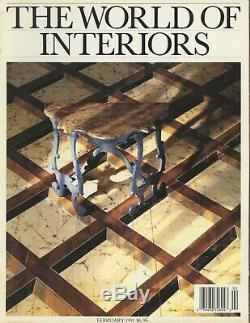 1991 The World of Interiors Magazine Design Decor Art Home Garden 7 ISSUES
