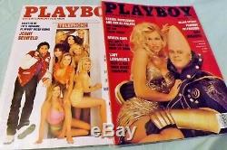 1993 August and October Playboy Magazines, 2 of the top 10 Most Valuable Issues