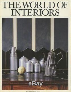 1993 World of Interiors Magazine Lot Design Decor Art Home Garden Architecture