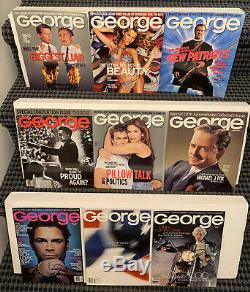 1995-2001 GEORGE MAGAZINE (Lot of 57) Complete Run
