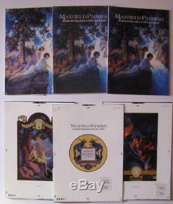 1995 Mock Up 1st Edition Pre Publication Art Proofs Maxfield Parrish 3 Book +