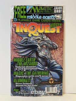 1996 SEALED Inquest Magazine #12 Magic the Gathering Promo Jumbo Chaos Orb