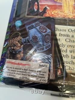 1996 SEALED Inquest Magazine #12 Magic the Gathering Promo Jumbo Chaos Orb