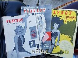1First Edition/Issue Playboy Magazine December (1953), January/Febuary (1954)