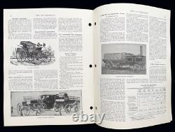 1st AUTO RACE AUTOMOBILE Magazine Jan 1900 Original 1st Edition RARE